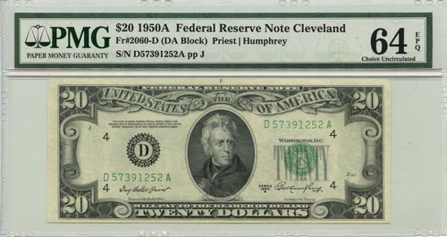 1950a federal reserve note - reserve,