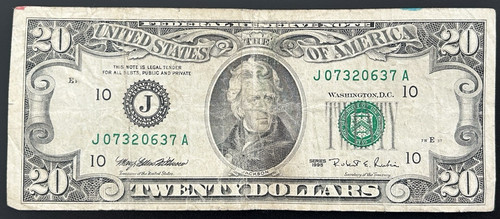 Twenty dollar bill 1995 - bill,